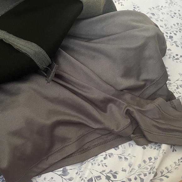 Zara Charcoal Gray Sleeveless Tie-Front Mini Dress - Picture 3 of 4